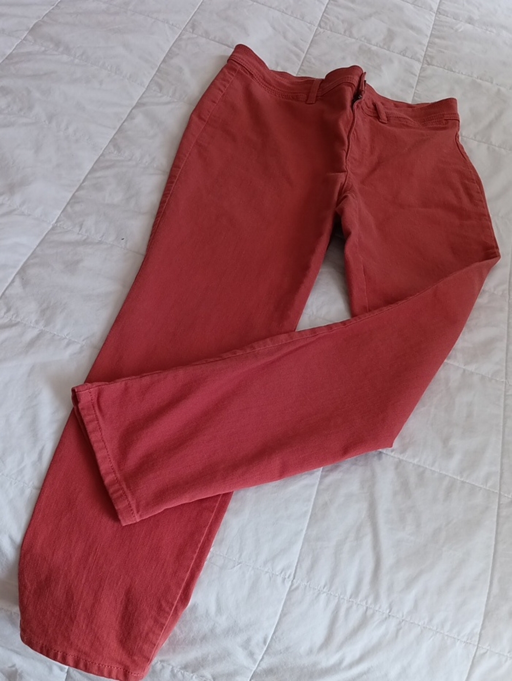 LOFT Women's Skinny Jeans in Rust Red